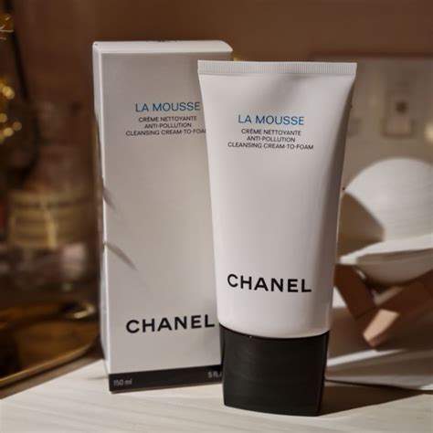 chanel la mousse anti-pollution cleansing cream-to-foam review|where to buy la mousse.